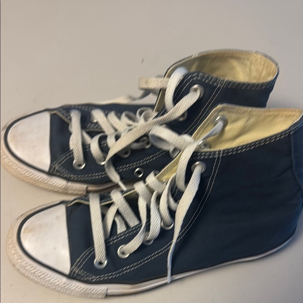 Converse Navy High-Top Sneakers